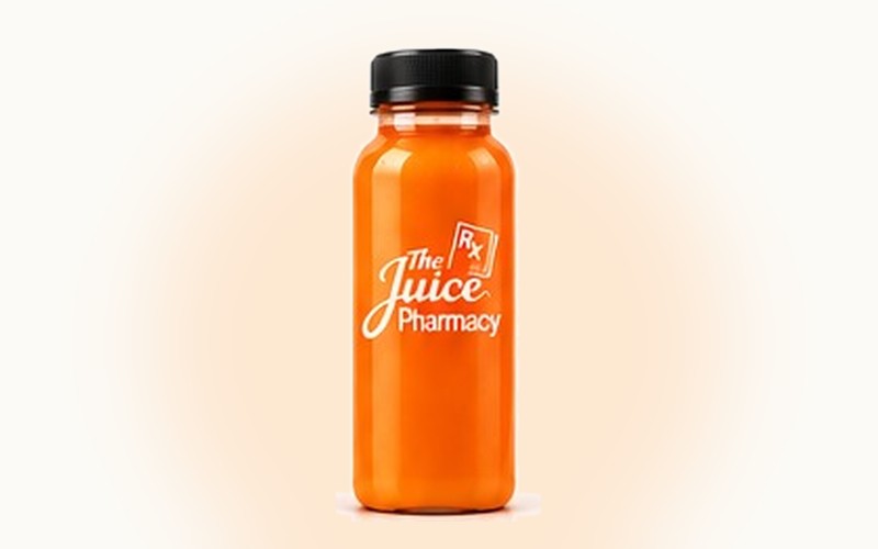 Golden Glow cold-pressed juice bottle